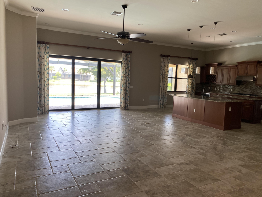 before staging photo