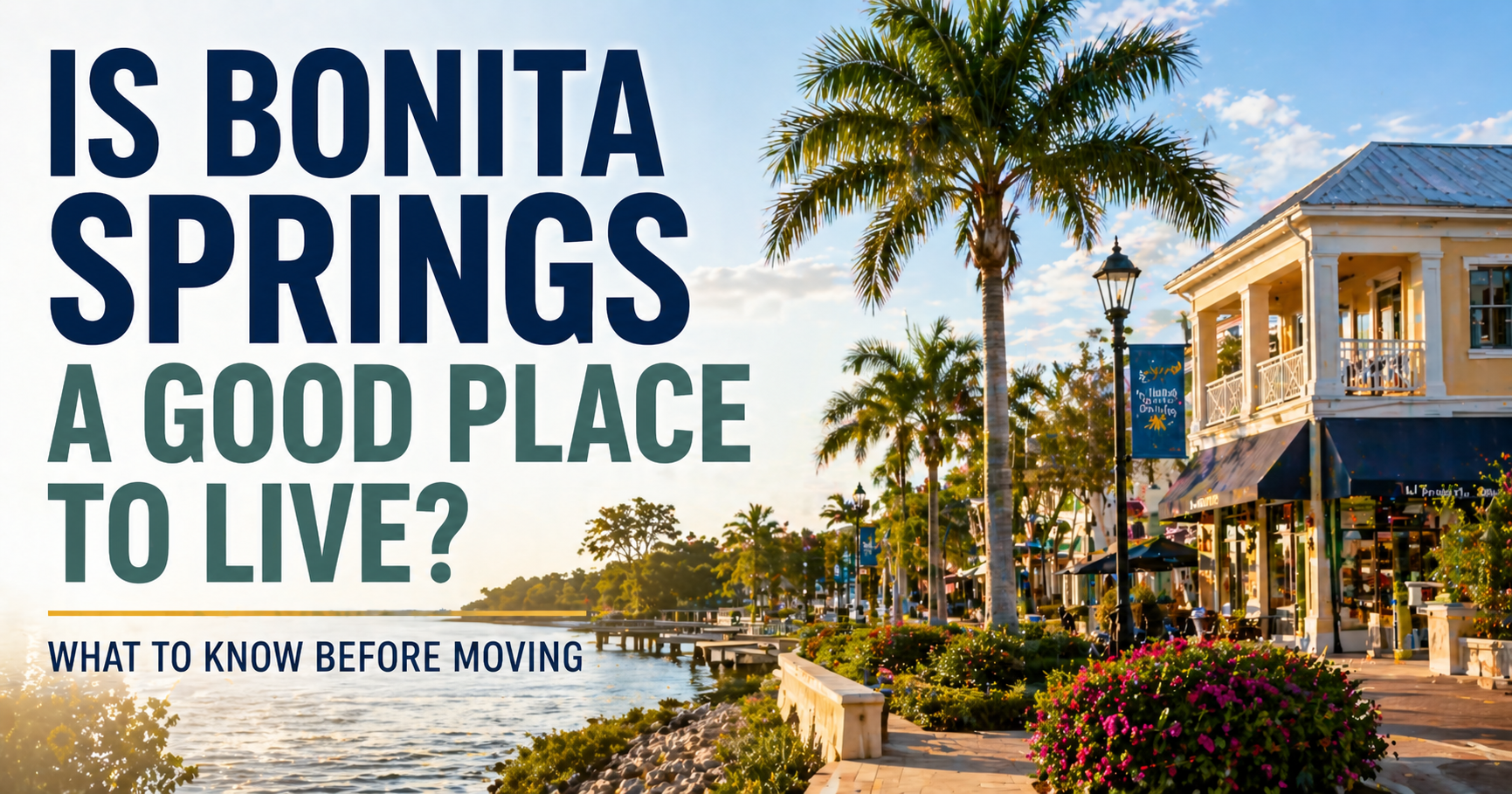 Is Bonita Springs Florida a good place to live with waterfront homes and boating lifestyle