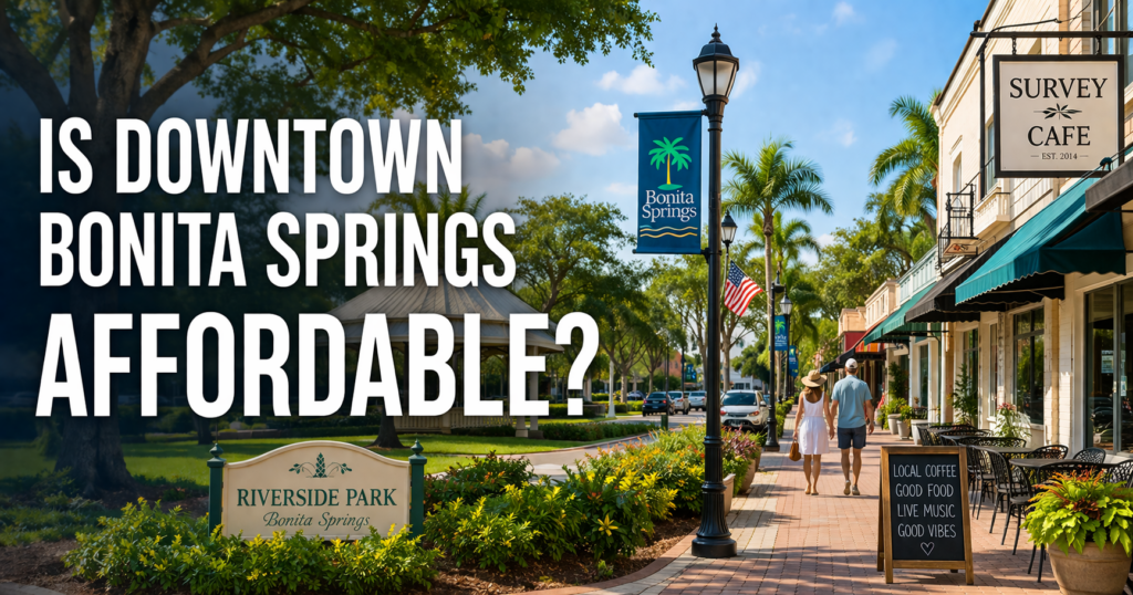 Downtown Bonita Springs homes near Old 41 and Imperial River showing real estate affordability and lifestyle