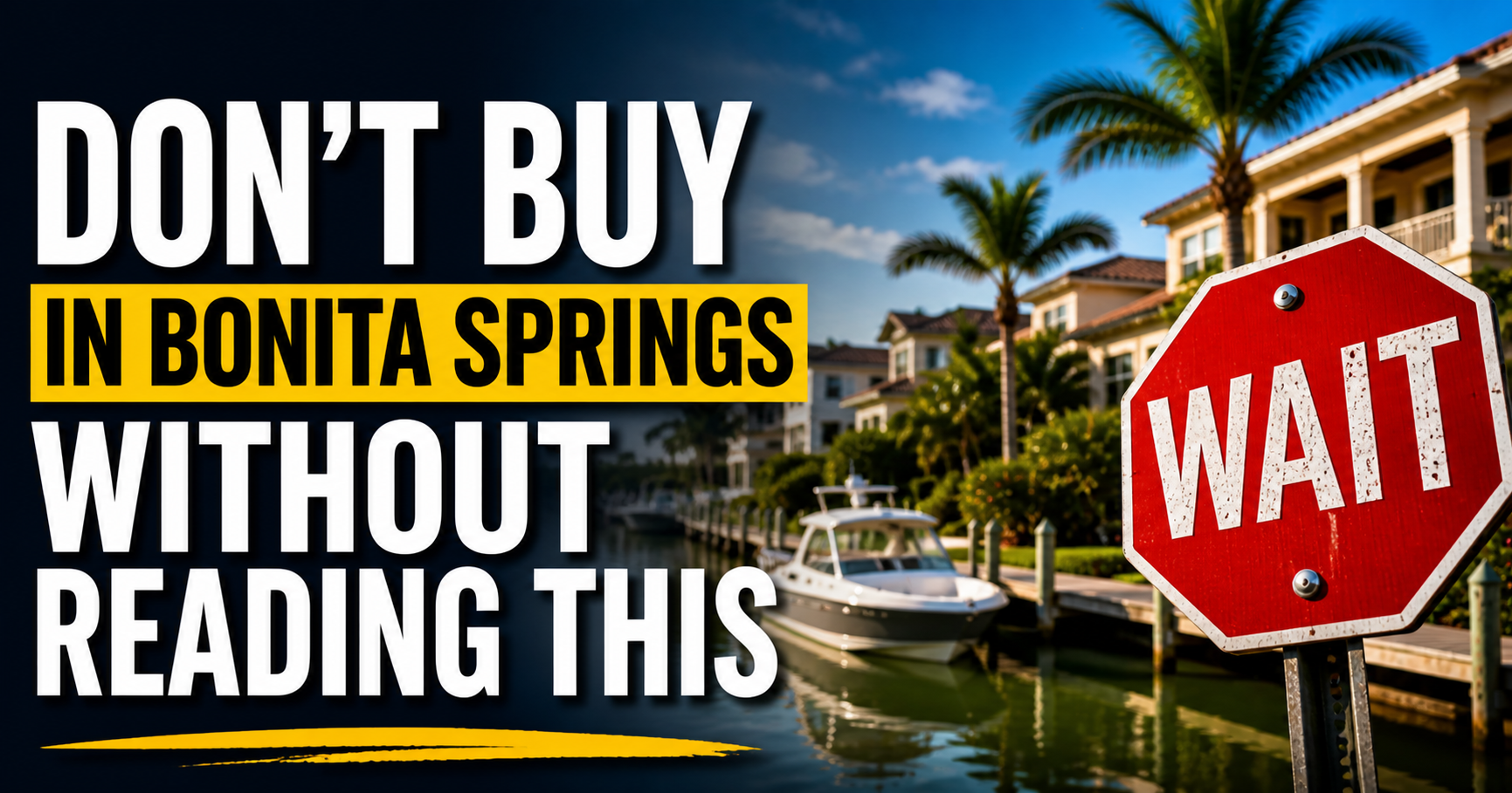Buying in Bonita Springs Florida with waterfront homes and Gulf access canals