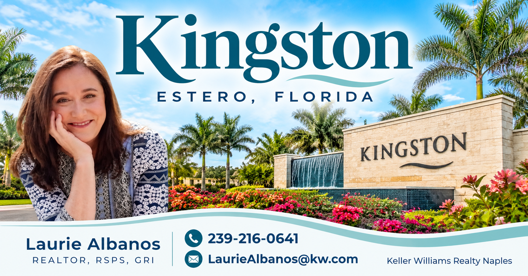 Kingston Estero Florida new construction community - Laurie Albanos REALTOR