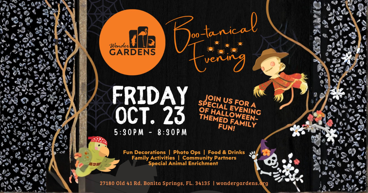 Boo-tanical Evening at Wonder Gardens