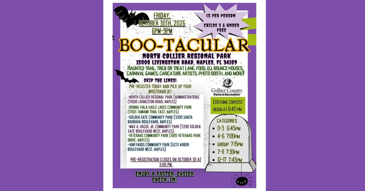 North Collier Regional Park Boo-Tacular