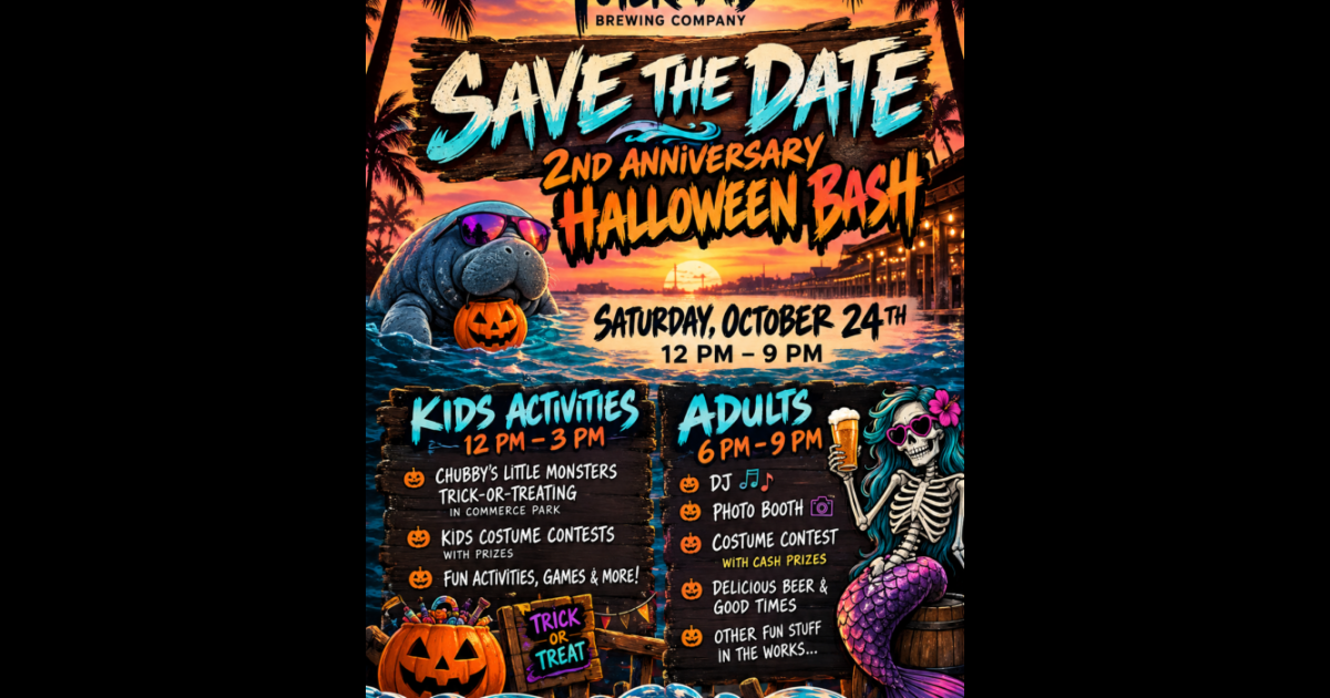 2nd Anniversary Halloween Bash — Chubby Mermaid Brewing