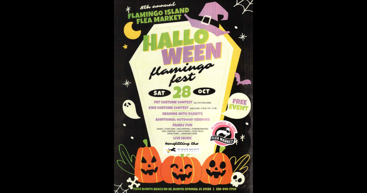 Flamingo Island Flea Market Halloween Event