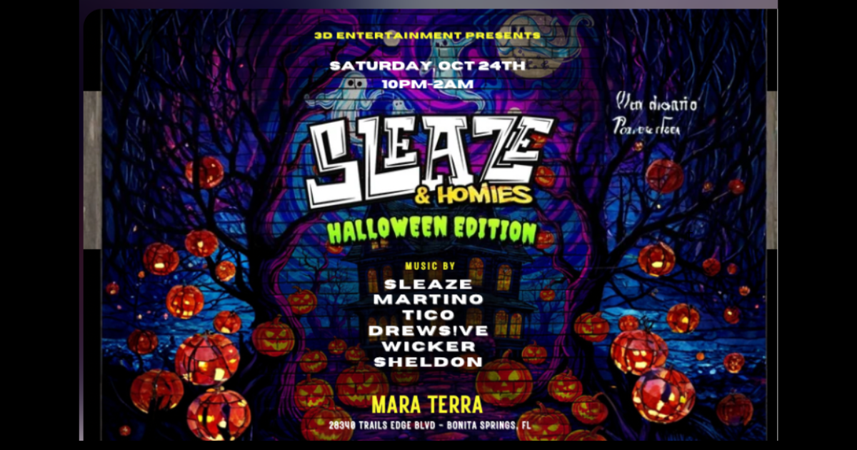Sleaze & Homies — Halloween Edition